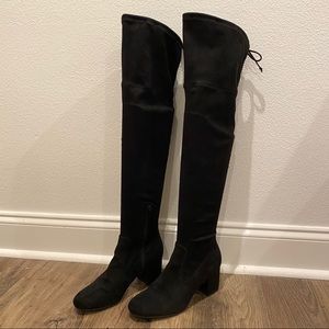 Unisa black otk boots